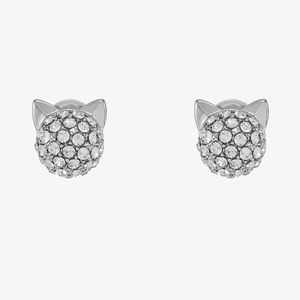 Swarovski Cat Earrings by Karl Lagerfeld